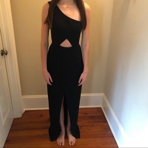 BCBG black formal gown